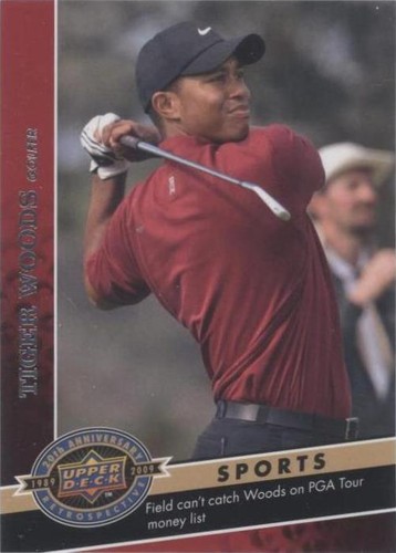 2009 Upper Deck 20th Anniversary Retrospective - Tiger Woods #1589