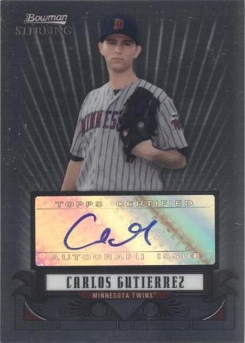 2008 Bowman Sterling - Carlos Gutierrez #BSP-CGU