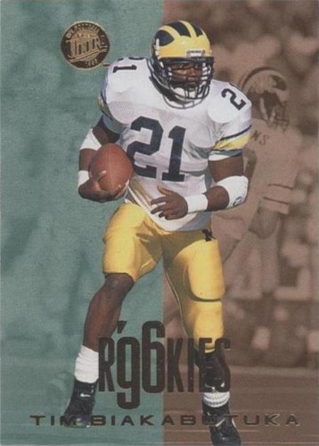 1996 Fleer Ultra Tim Biakabutuka #164