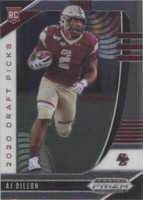 2020 Panini Prizm Draft A. J. Dillon #140
