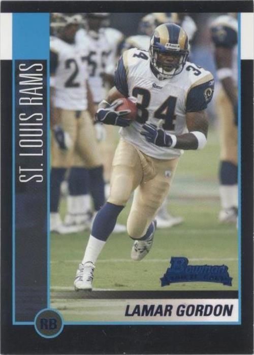 2002 Bowman Lamar Gordon #184