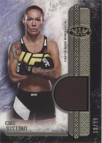 2017 Topps UFC Knockout - Cris Justino #T1R-CJ
