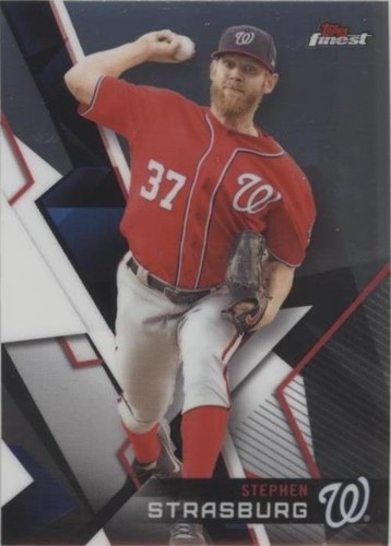 2018 Topps Finest - Stephen Strasburg #55