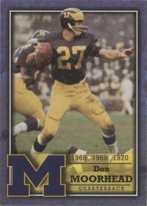 2002 TK Legacy Michigan Wolverines Don Moorhead #L17