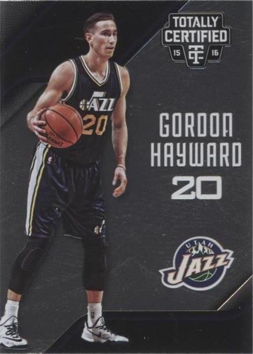 2015-16 Panini Totally Certified - Gordon Hayward #34