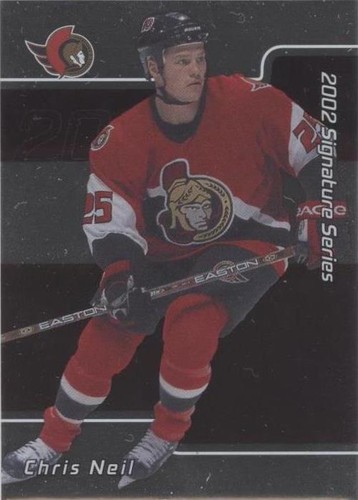 2001-02 In the Game Be A Player Signature Series - Chris Neil #219