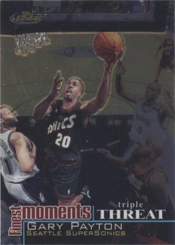 2000-01 Topps Finest - Gary Payton #FM-GP