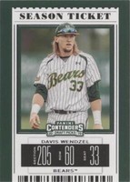 2019 Panini Contenders Draft Picks - Davis Wendzel #16
