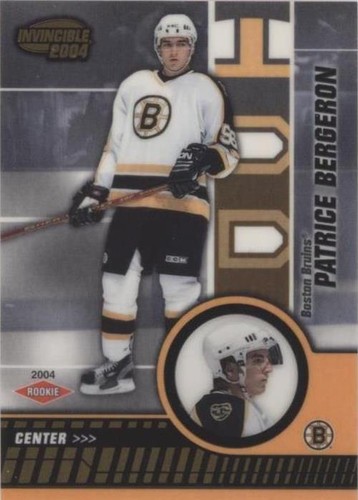 2003-04 Pacific Invincible - Patrice Bergeron #102