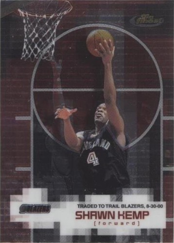 2000-01 Topps Finest - Shawn Kemp #117