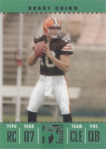 2007 Topps TX Exclusive Brady Quinn #101