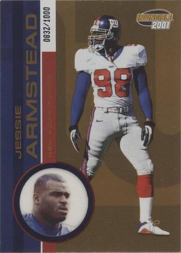 2001 Pacific Invincible Jessie Armstead #155