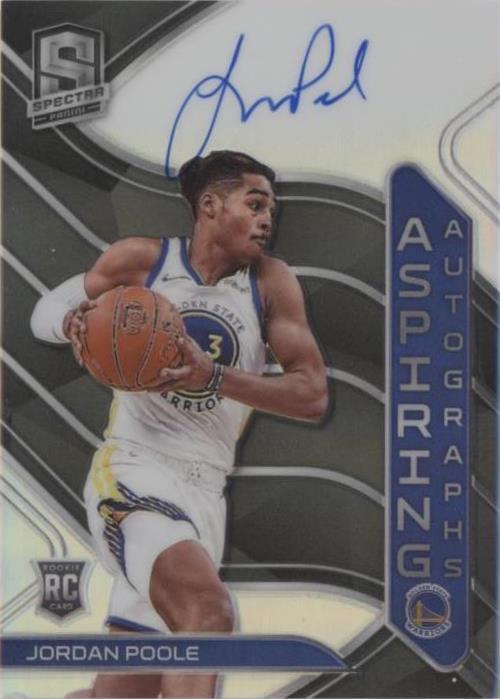 2019-20 Panini Spectra - Jordan Poole #AA-JPL