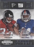 2014 Panini Contenders Andre Williams Devonta Freeman #8