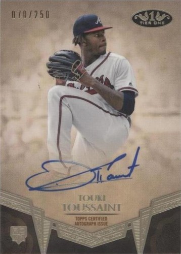 2019 Topps Tier One - Touki Toussaint #BA-TT