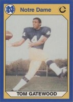 1990 Collegiate Collection University of Notre Dame Tom Gatewood #69