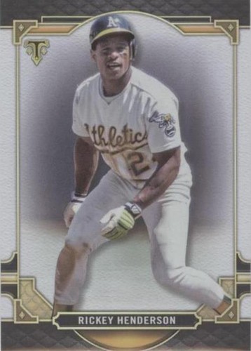 2022 Topps Triple Threads - Rickey Henderson #78