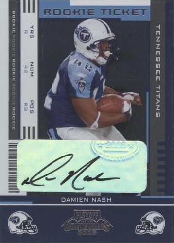 2005 Playoff Contenders Damien Nash #125