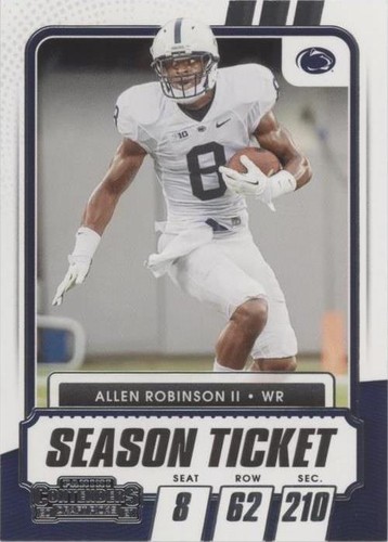 2021 Panini Contenders Draft Picks Allen Robinson #37