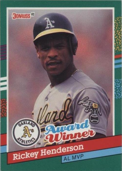Donruss 1991 - Rickey Henderson #761