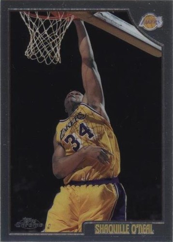 2025 Topps Chrome SHAQUILLE O'NEAL Green Topps Logo