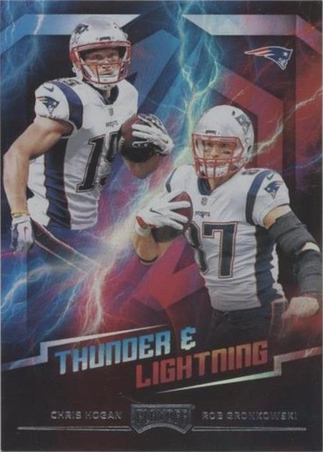 2018 Panini Playoff Chris Hogan Rob Gronkowski #12