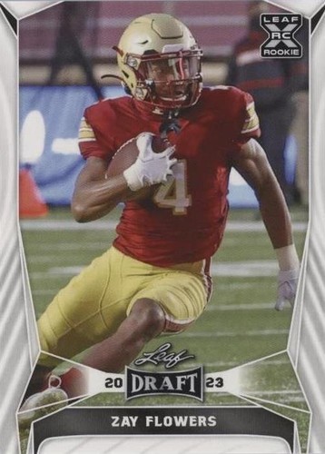 ZAY FLOWERS RC 2023 Origins #RJJA-ZF Orange Rookie *4 Color