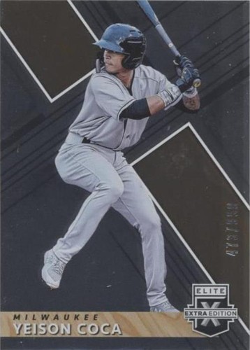 2019 Panini Elite Extra Edition - Yeison Coca #136