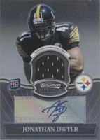 2010 Bowman Sterling Jonathan Dwyer #BSAR-JD