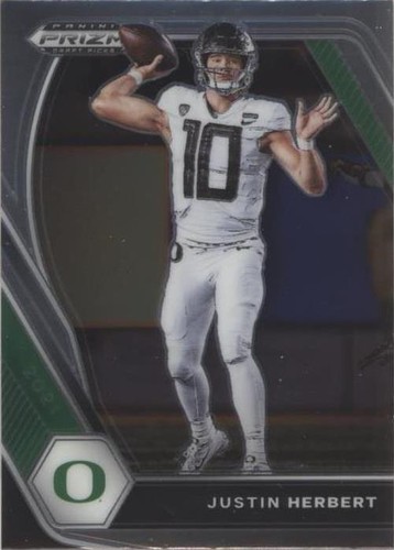 2021 Panini Prizm Draft Picks Justin Herbert #20