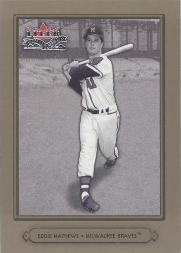 2002 Fleer Fall Classic - Eddie Mathews #41