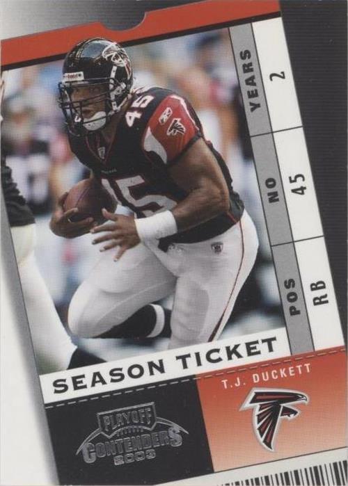 2003 Playoff Contenders T.J. Duckett #79