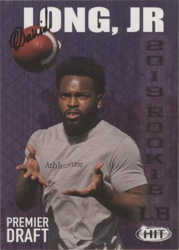 2019 Sage Hit Premier Draft David Long Jr. #73