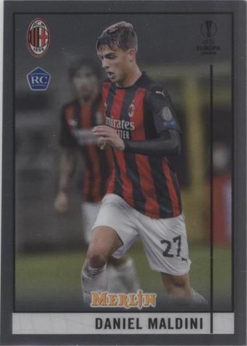 2020-21 Topps Merlin Collection Chrome UCL Daniel Maldini #12