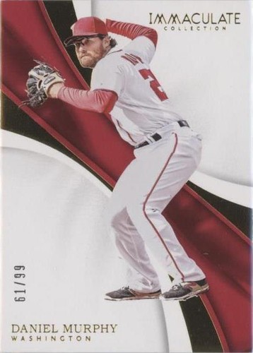 2017 Panini Immaculate Collection - Daniel Murphy #94