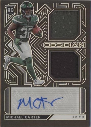 2021 Panini Obsidian Michael Carter #RJI-MC