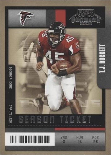2004 Playoff Contenders T.J. Duckett #6