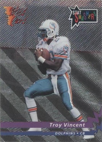 1992 Wild Card Troy Vincent #SS-49