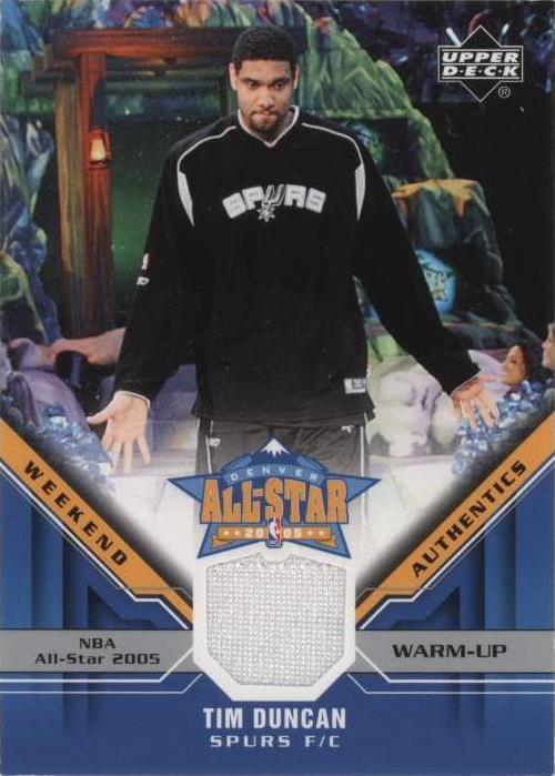 2005-06 Upper Deck - All-Star Weekend Authentics #ASW-TD Tim Duncan ...