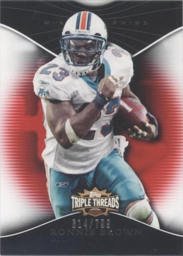 2009 Topps Triple Threads Ronnie Brown #47