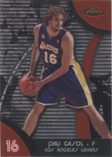 2007-08 Topps Finest - Pau Gasol #16