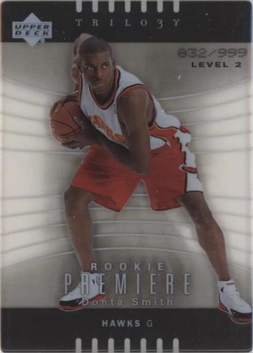 2004-05 Upper Deck Trilogy - Donta Smith #124