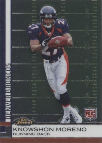 2009 Topps Finest Knowshon Moreno #90