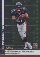 2009 Topps Finest Knowshon Moreno #90
