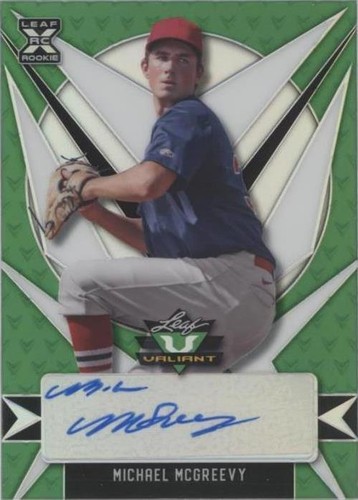 2021 Leaf Valiant - Michael McGreevy #BA-MM4