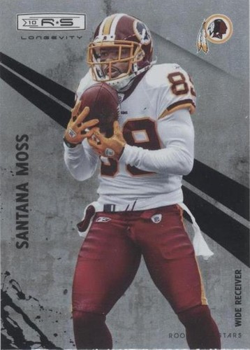 2010 Panini Rookies & Stars Longevity Santana Moss #150