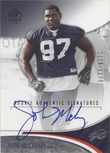 2006 SP Authentic John McCargo #208