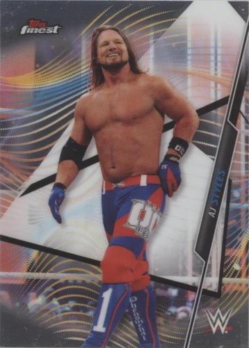 2020 Topps Finest WWE - AJ Styles #34