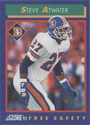 1992 Score Steve Atwater #12