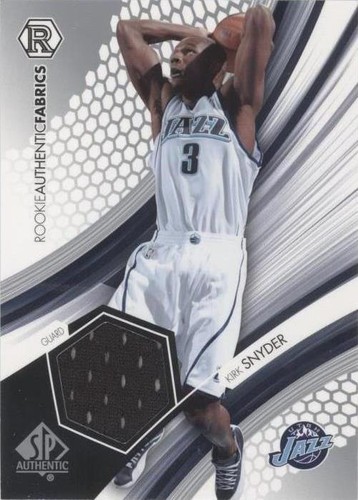 2004-05 SP Authentic - Kirk Snyder #RAF-KS